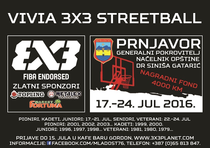 Viva 3x3 Streetball bilbord